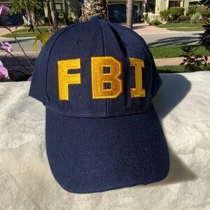 NEW FBI Deluxe Federal Bureau Of Investigation Cap One Size Adjustable